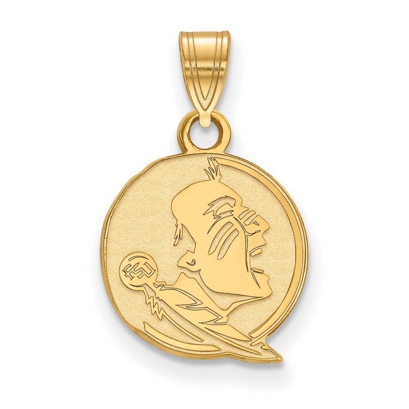 10k Yellow Gold Florida State Small Mascot Pendant